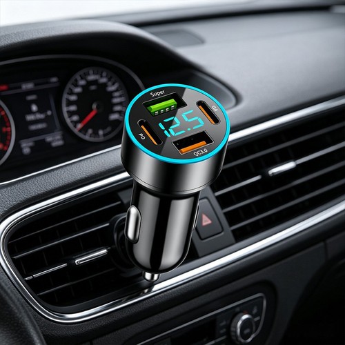 Caricabatteria auto 100w usb - auto, usb-c